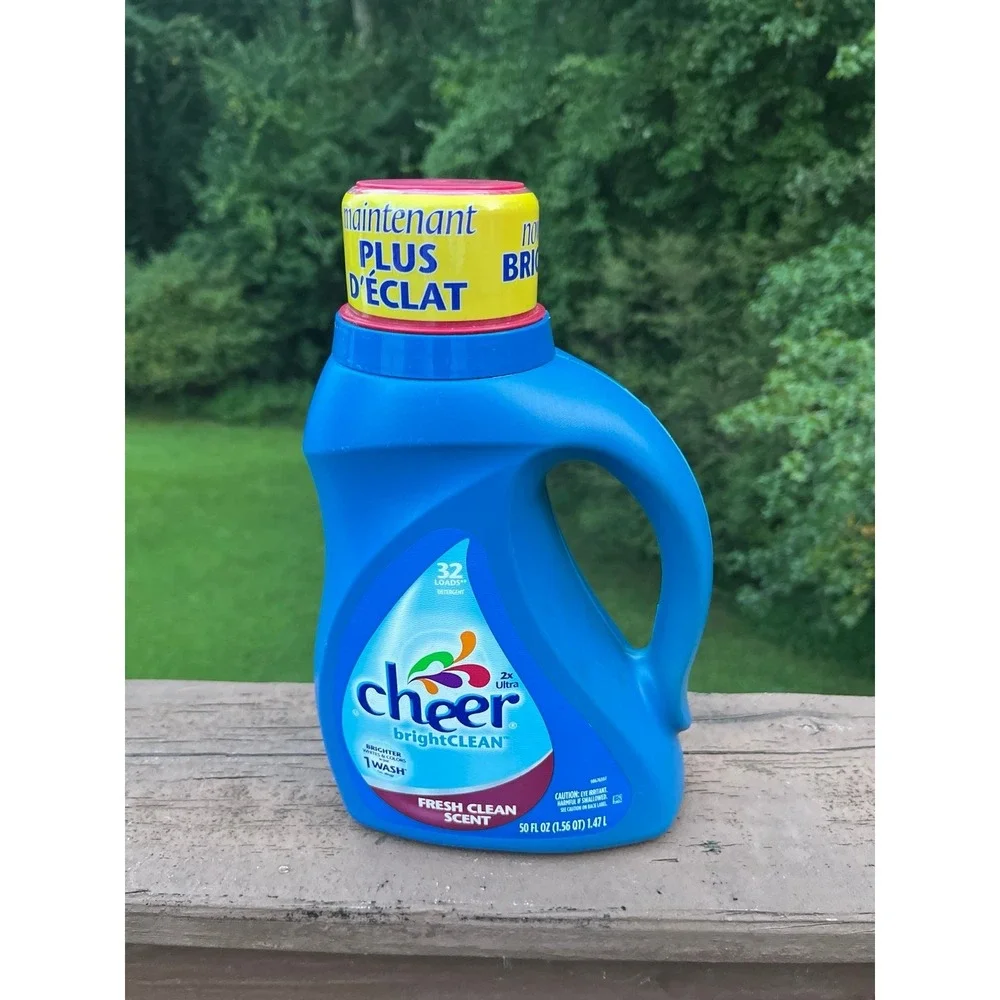 Cheer bright clean fresh clean scent 32 Loads 50 Fl hard to find 2xUltra